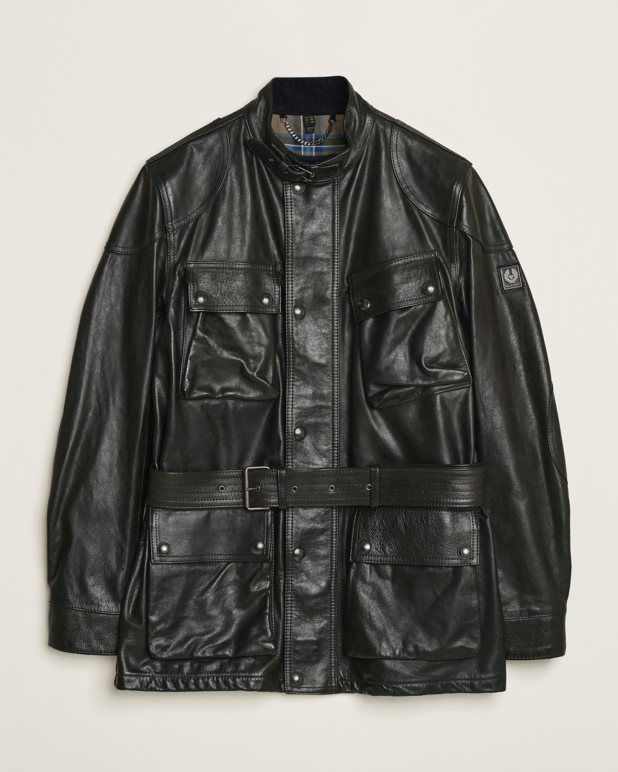 Uomini | Giacche | Belstaff | Trailmaster Panther Leather Jacket Black