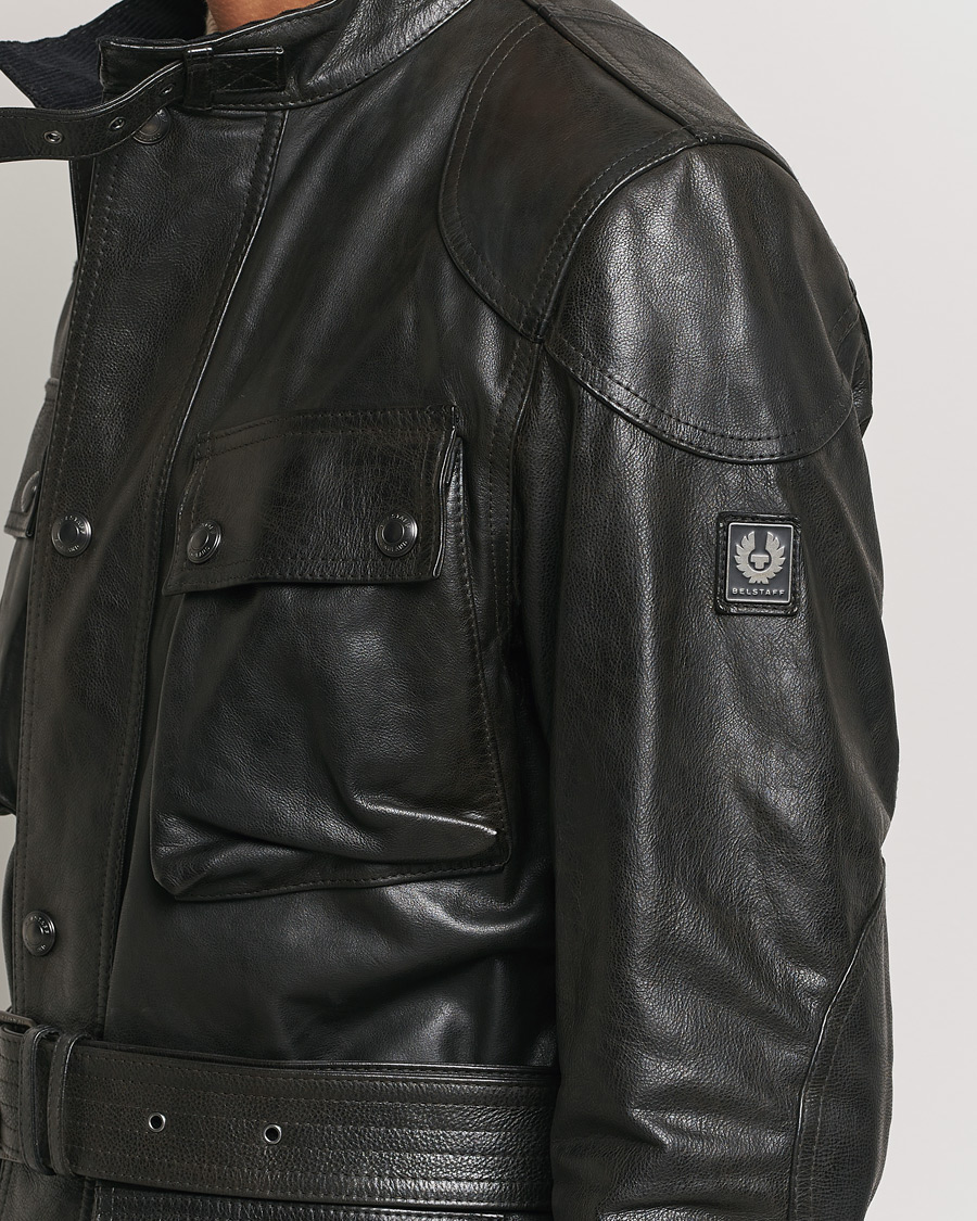 Uomini | Giacche | Belstaff | Trailmaster Panther Leather Jacket Black