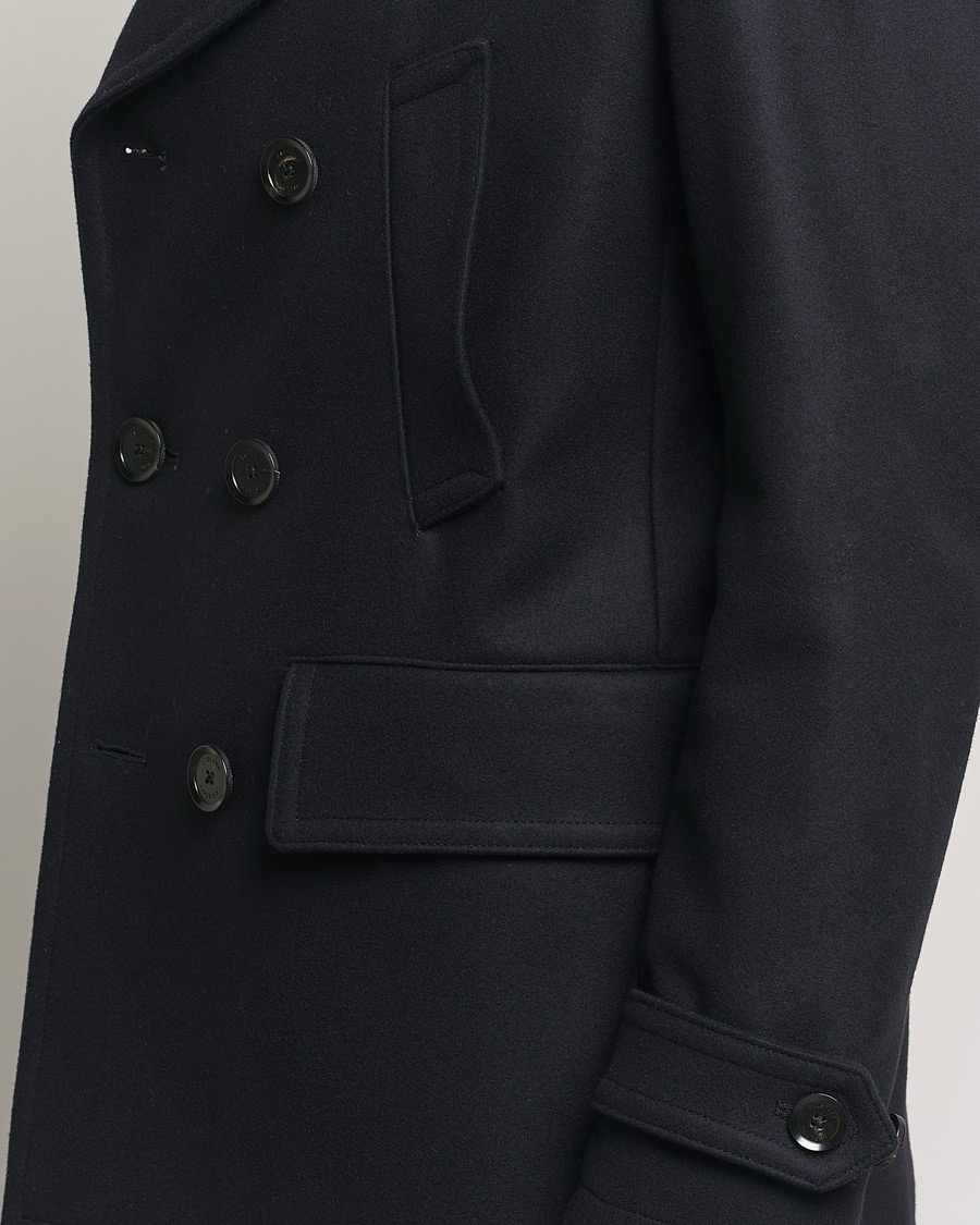Uomini | Giacche | Belstaff | Milford Wool Peacoat Ink Blue
