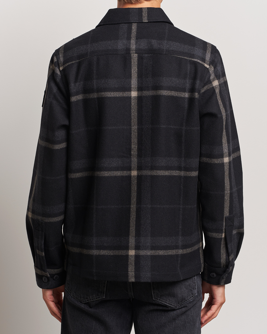 Uomini | Giacche | Belstaff | Forge Checked Wool Jacket Charcoal