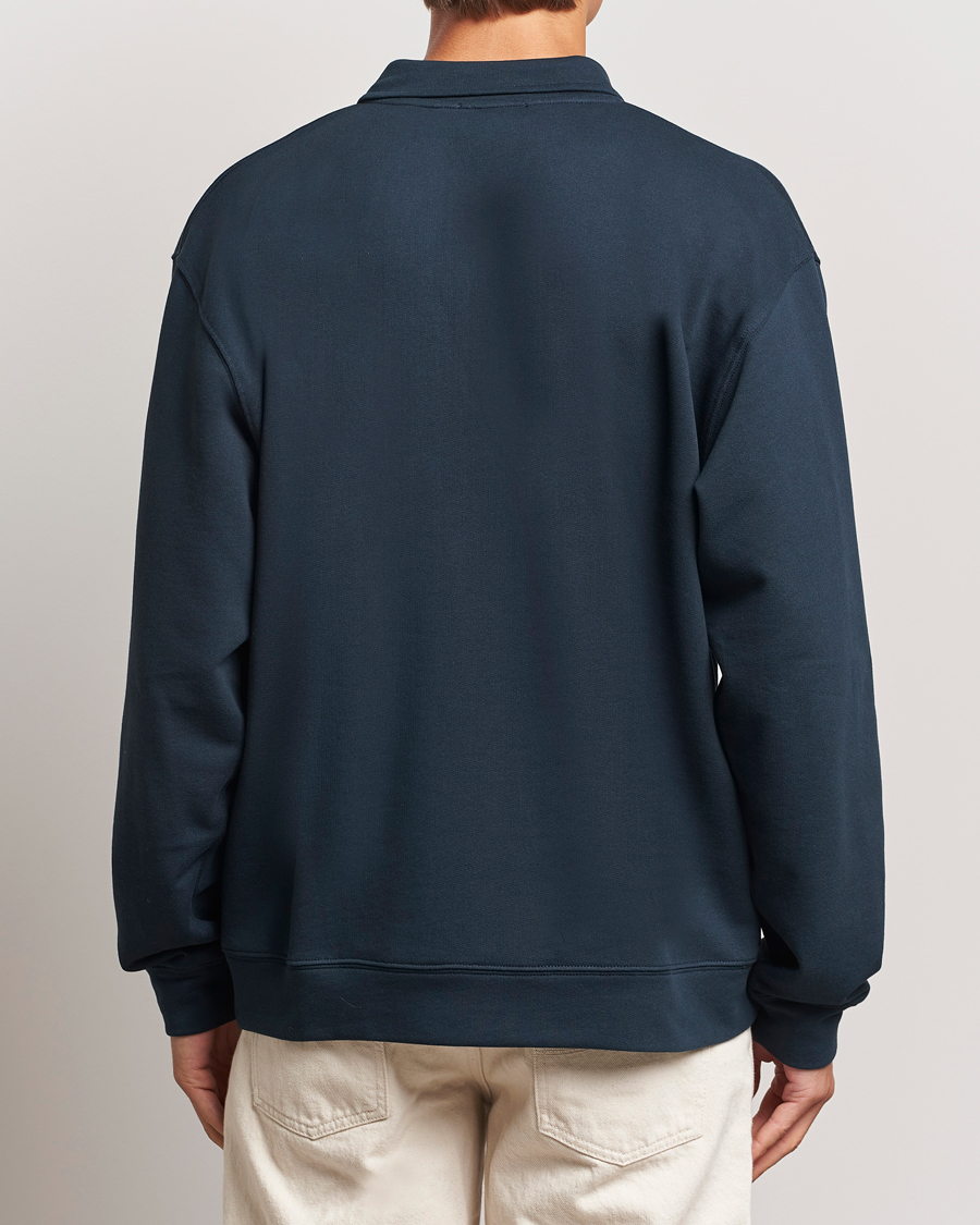 Uomini | Maglieria | Mackintosh | Rain Shine Zip Sweatshirt Navy