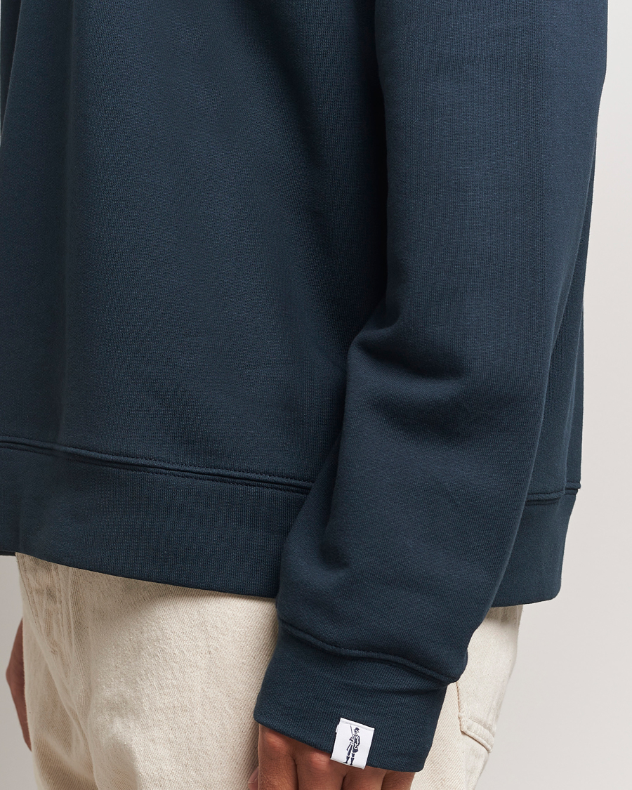 Uomini | Maglieria | Mackintosh | Rain Shine Zip Sweatshirt Navy