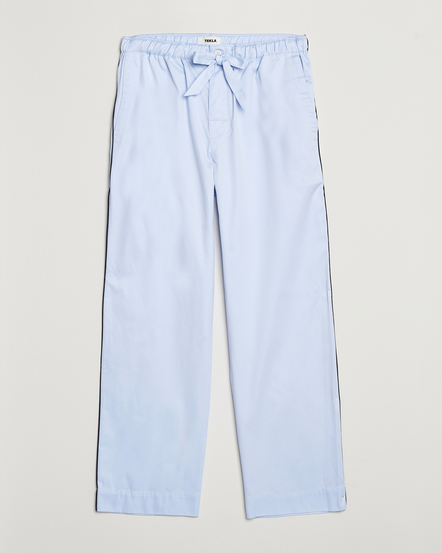 Uomini | Accappatoi & Pigiami | Tekla | Sateen Pyjama Pants Bellhop Blue