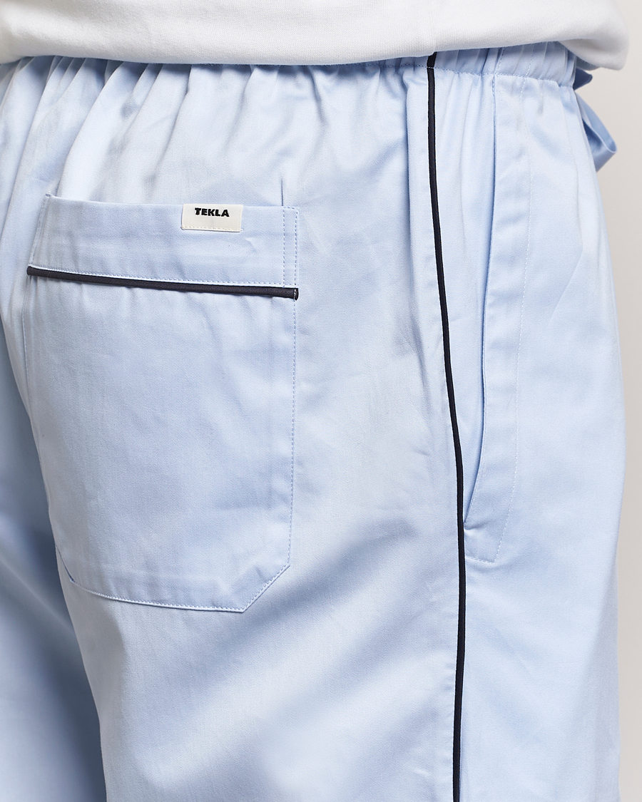 Uomini | Accappatoi & Pigiami | Tekla | Sateen Pyjama Pants Bellhop Blue