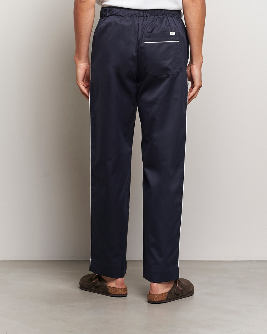 Uomini | Accappatoi & Pigiami | Tekla | Sateen Pyjama Pants Chelsea Navy