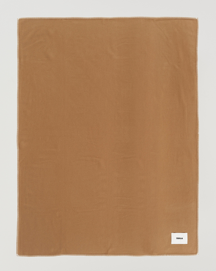 Uomini | Tekla Lambswool Blanket Oak | Tekla | Lambswool Blanket Oak