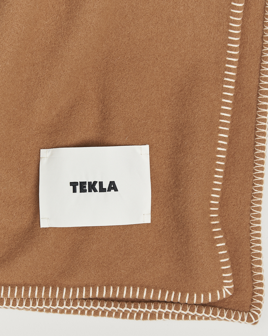 Uomini | Tekla Lambswool Blanket Oak | Tekla | Lambswool Blanket Oak
