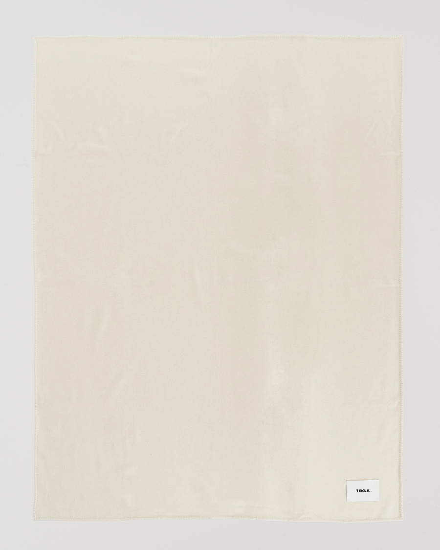 Uomini | Tekla Lambswool Blanket Snow | Tekla | Lambswool Blanket Snow