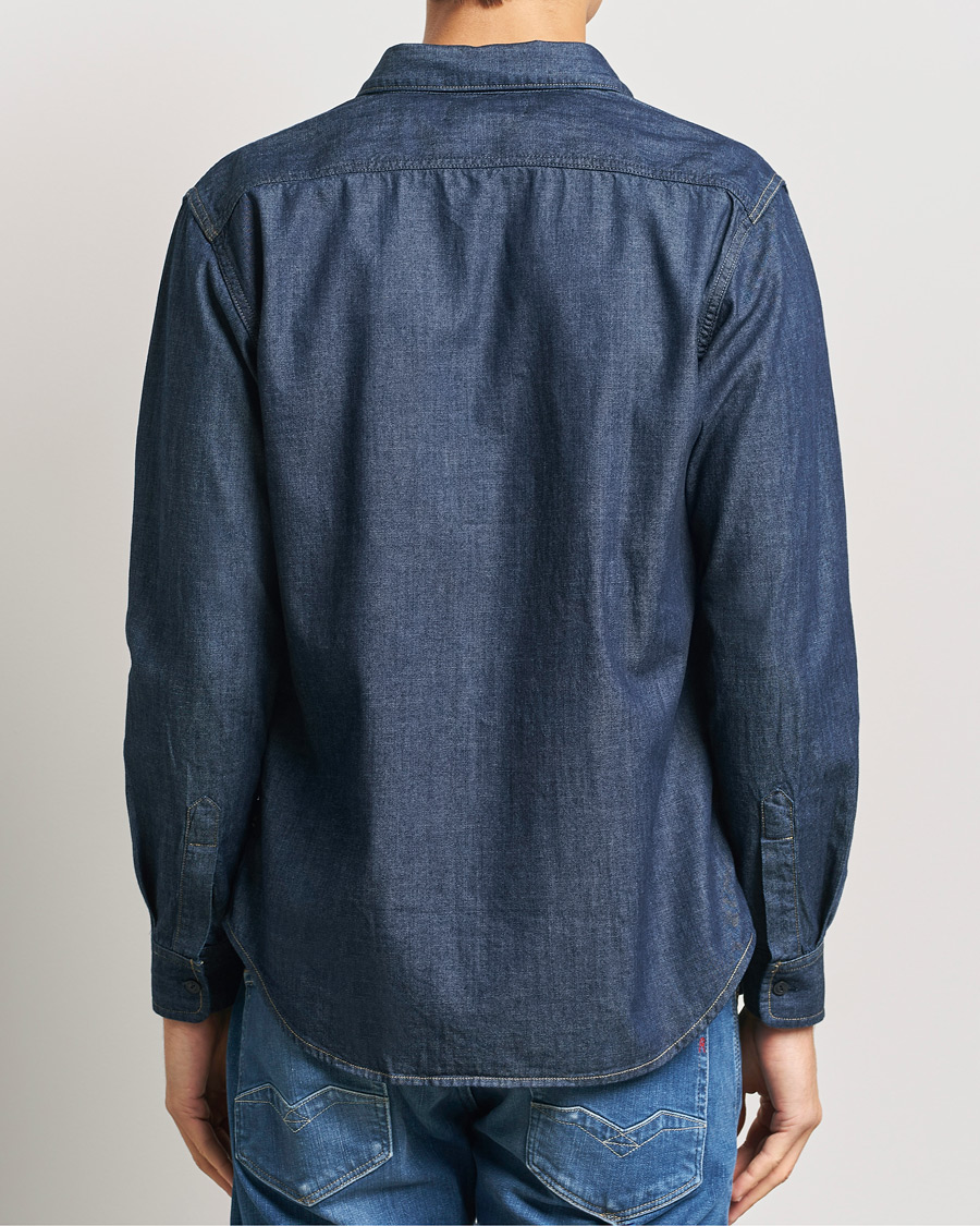 Uomini | Camicie | Replay | Denim Shirt Dark Blue