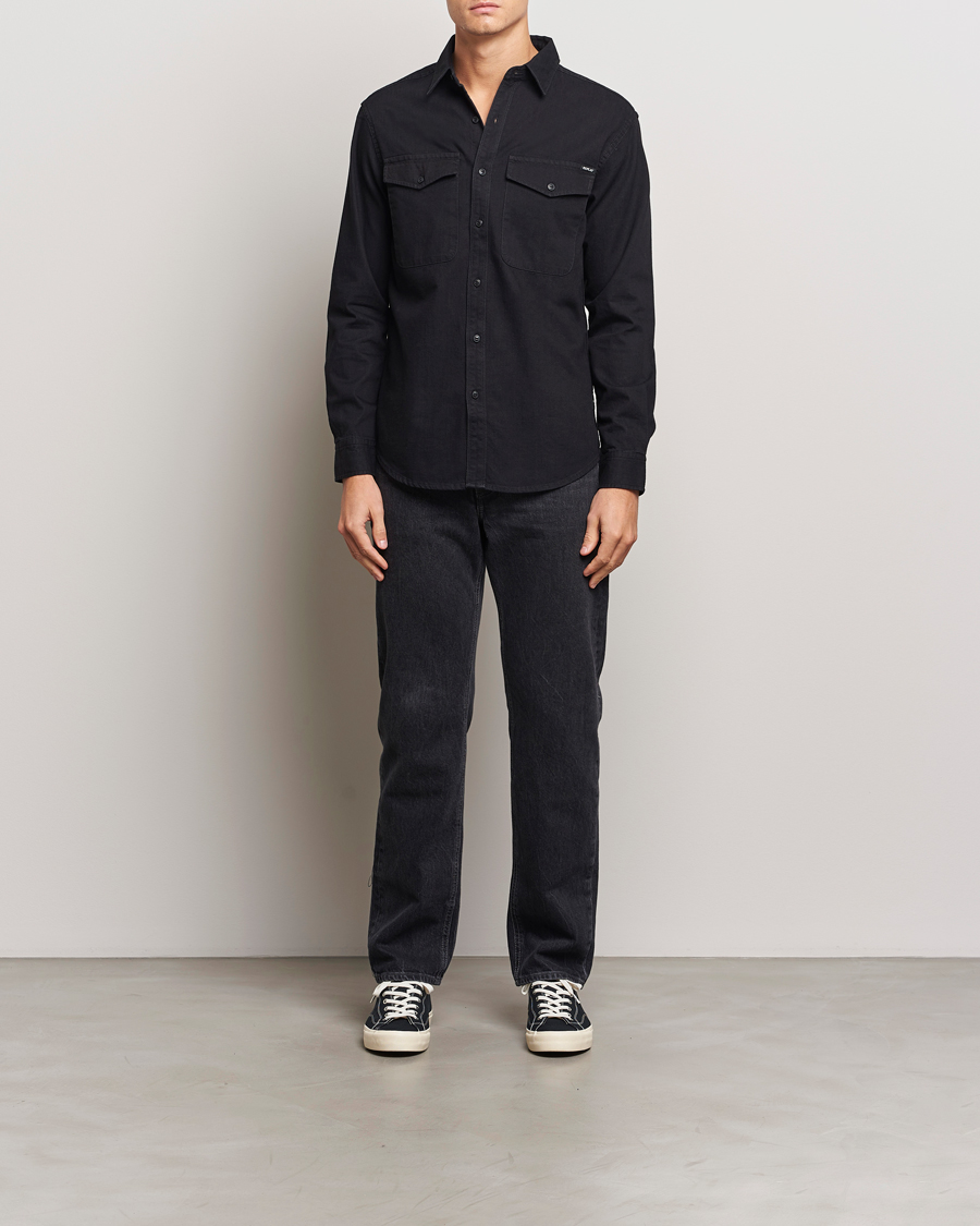 Uomini | Camicie | Replay | Denim Shirt Washed Black
