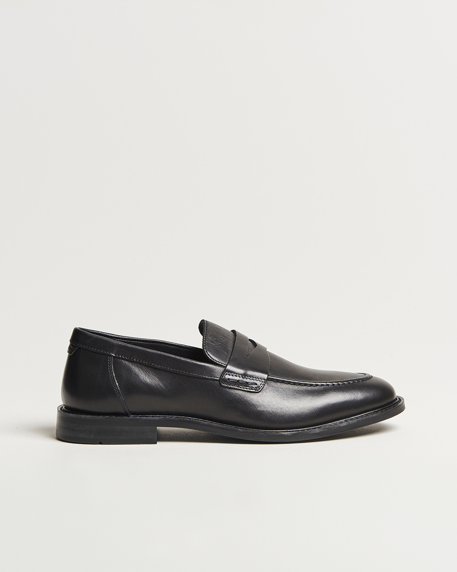 Uomini | GANT Lozham Leather Loafer Black | GANT | Lozham Leather Loafer Black