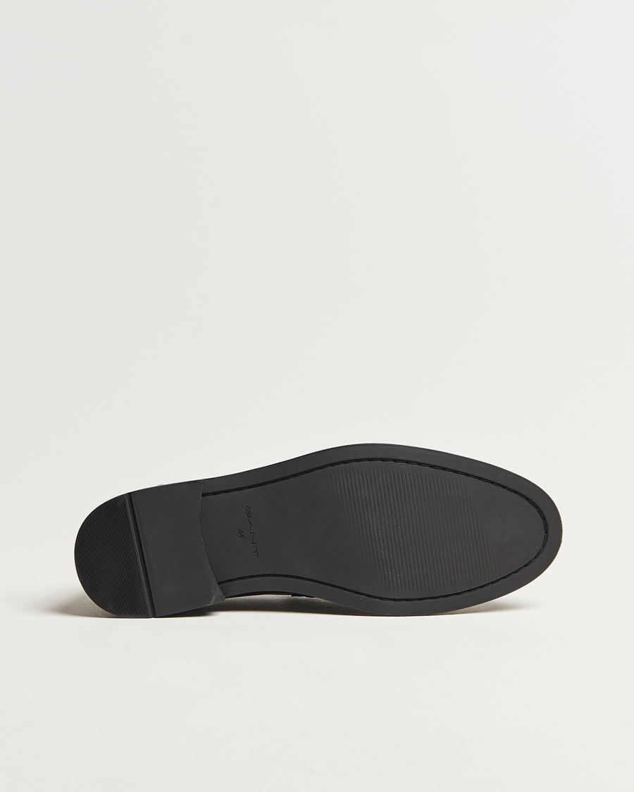 Uomini | GANT Lozham Leather Loafer Black | GANT | Lozham Leather Loafer Black