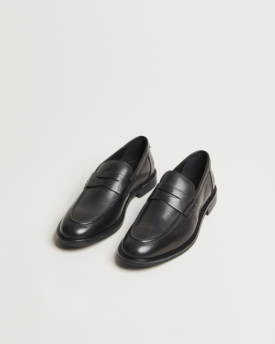 Uomini | GANT Lozham Leather Loafer Black | GANT | Lozham Leather Loafer Black