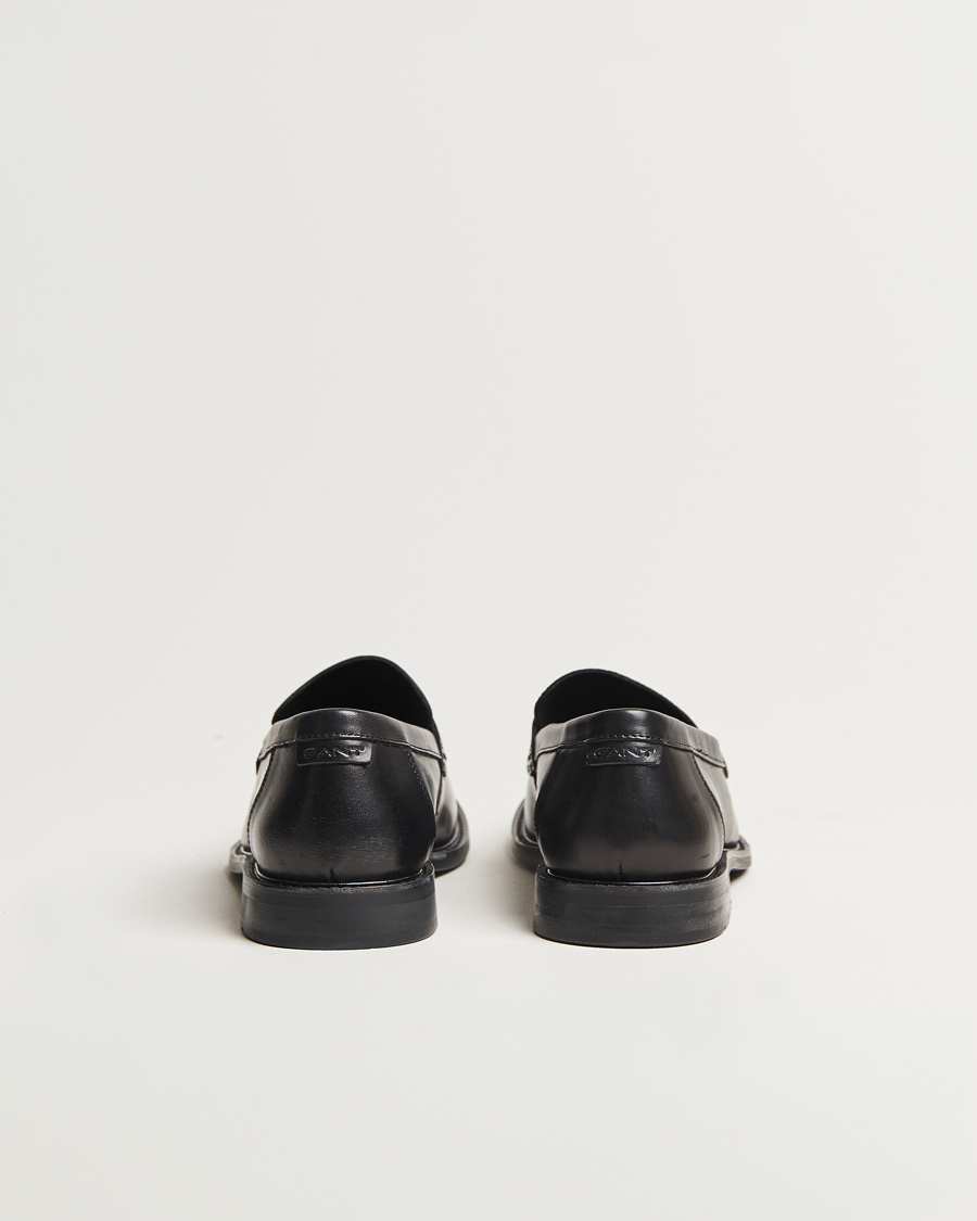 Uomini | GANT Lozham Leather Loafer Black | GANT | Lozham Leather Loafer Black