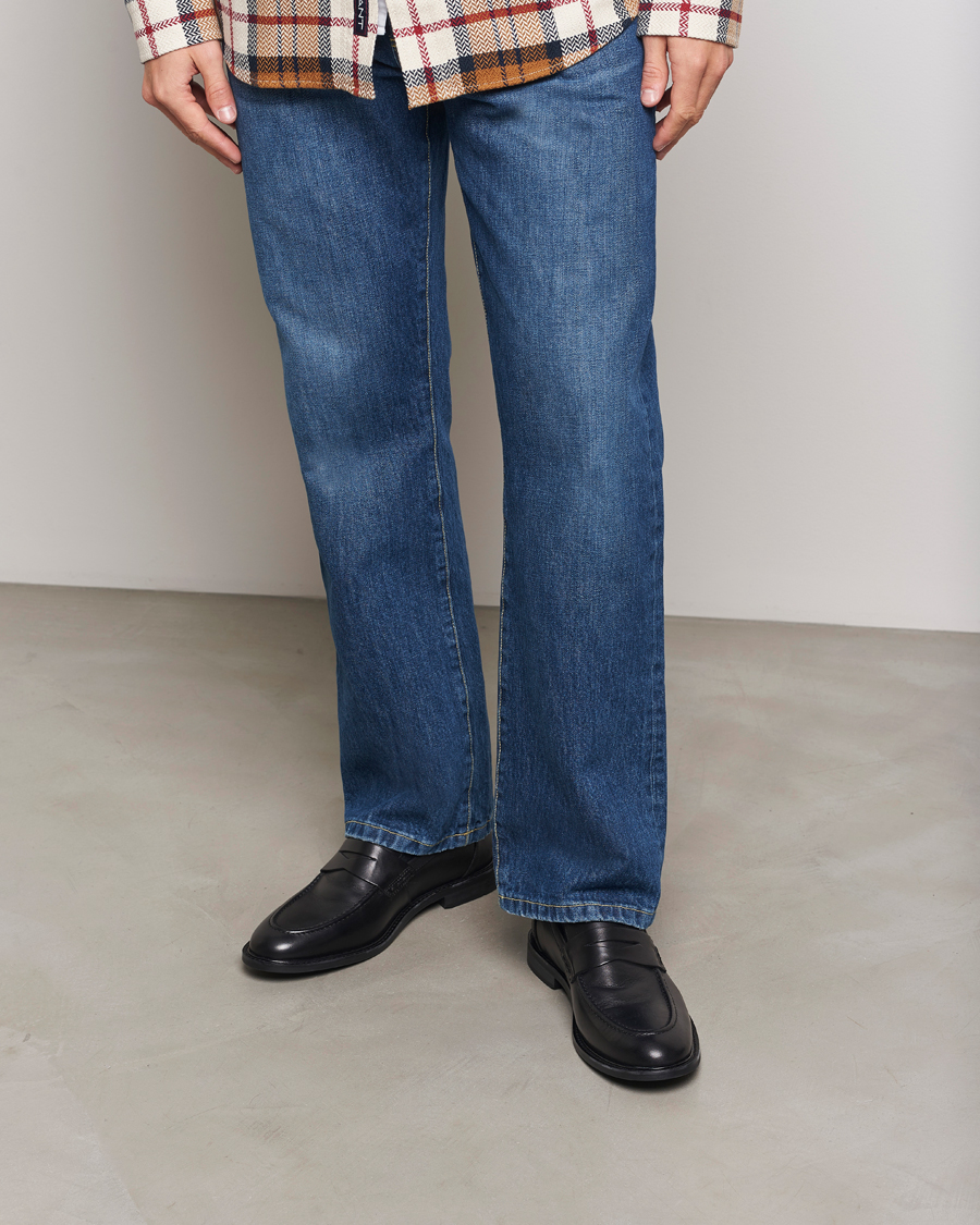 Uomini | GANT Lozham Leather Loafer Black | GANT | Lozham Leather Loafer Black