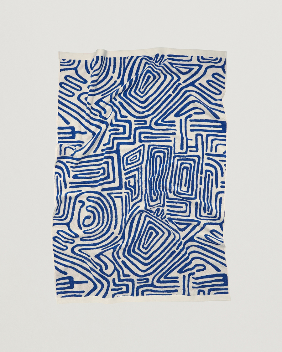 Uomini | OAS Eldovado Towel Blue/White | OAS | Eldovado Towel Blue/White