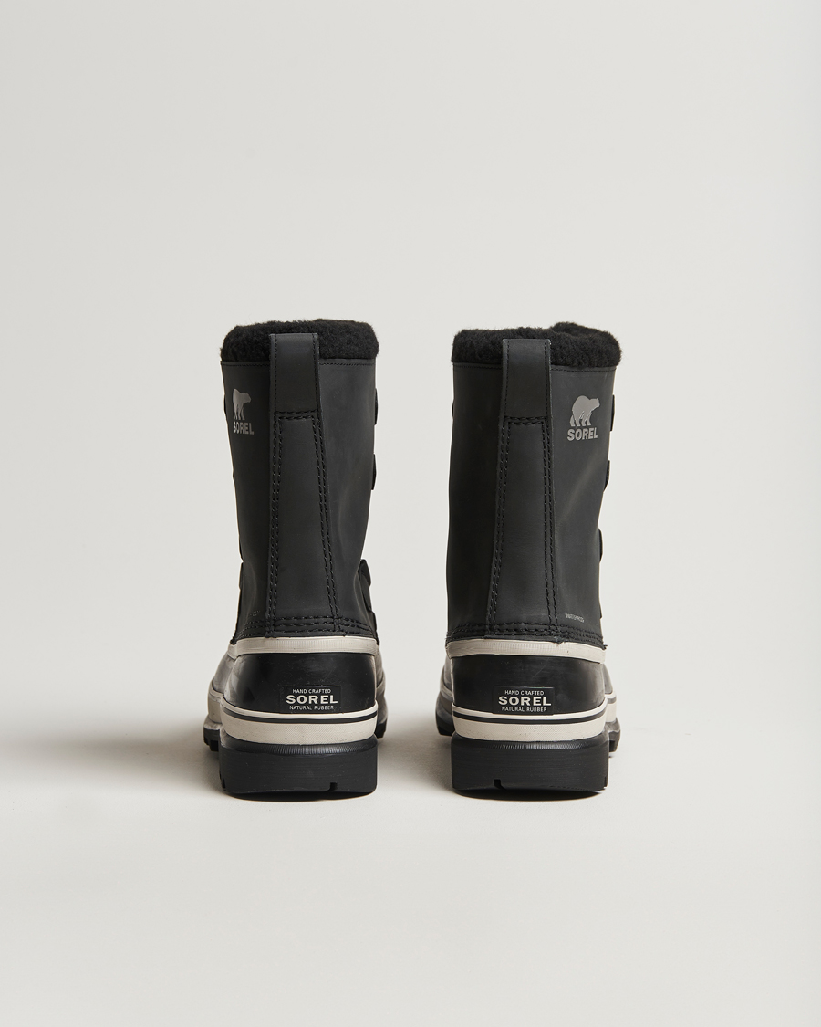 Uomini | Stivali | Sorel | Caribou WP Felt Lined Leather Boots Black