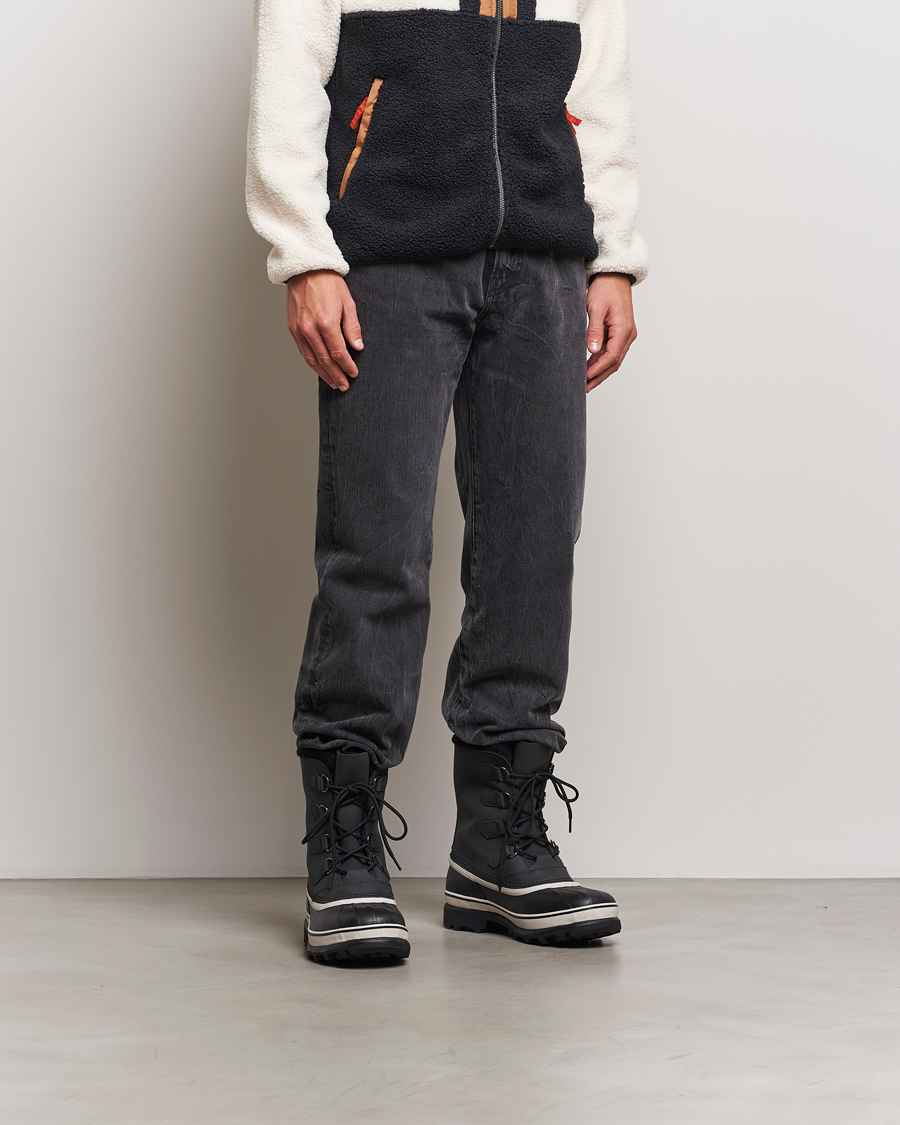 Uomini | Stivali | Sorel | Caribou WP Felt Lined Leather Boots Black