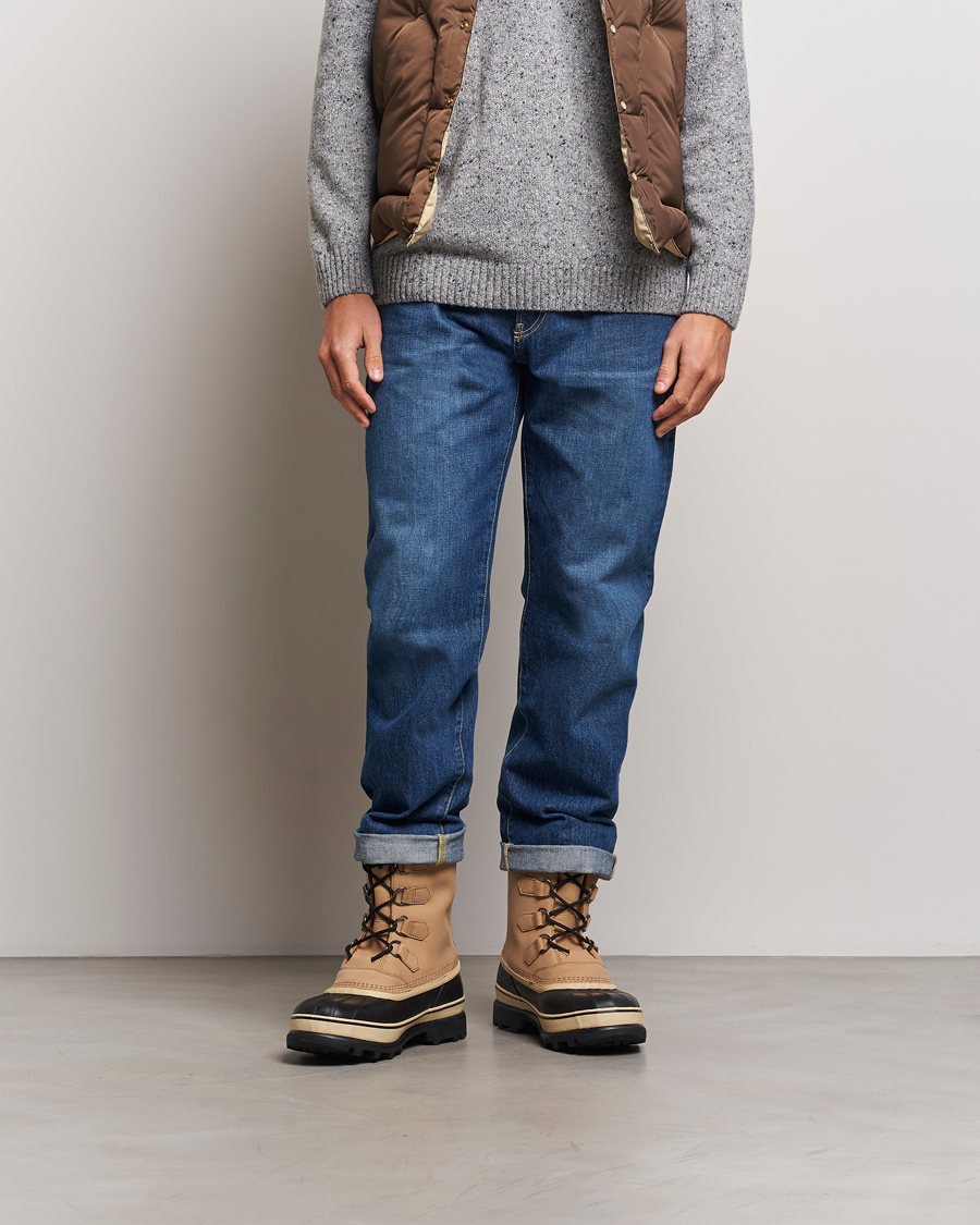 Uomini | Stivali | Sorel | Caribou WP Felt Lined Leather Boots Buff