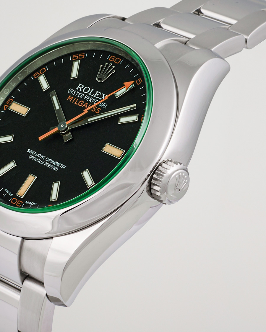 Uomini | Rolex Pre-Owned Milgauss 116400GV Silver | Rolex Pre-Owned | Milgauss 116400GV Silver