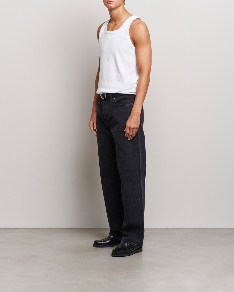 Uomini | Camicie | Sunflower | Loose Jeans Black Wash 2