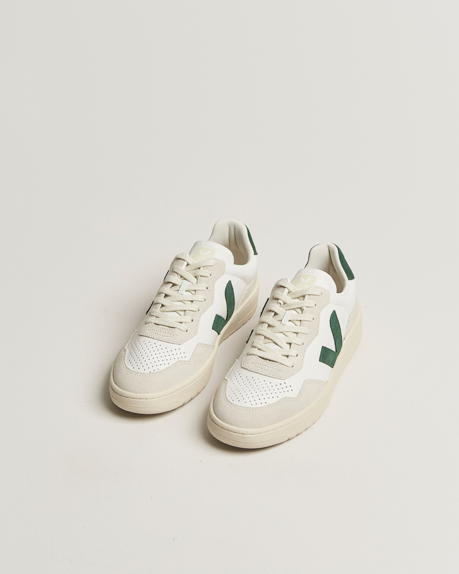 Uomini | Sneakers | Veja | V-90 Sneaker Extra White/Cyprus