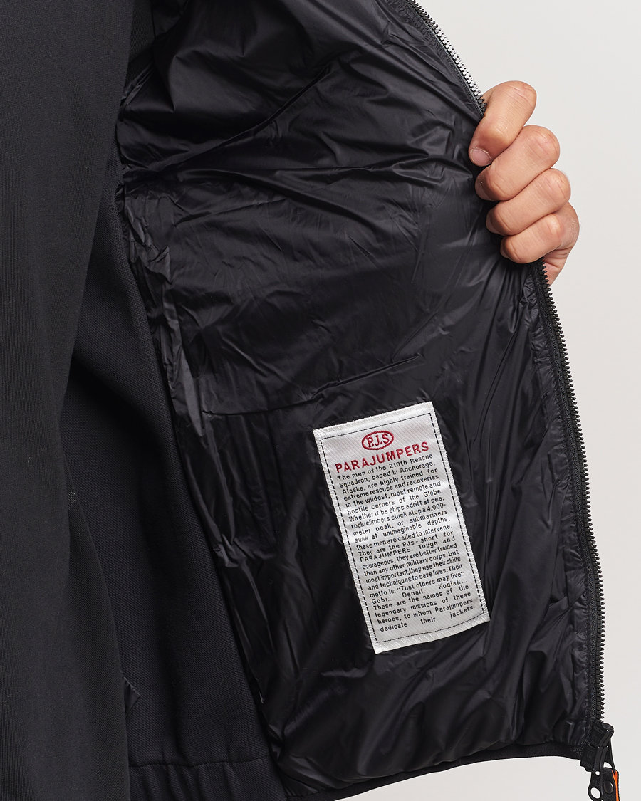 Uomini | Giacche | Parajumpers | Gyles Piquet Puffer Hybrid Jacket Black