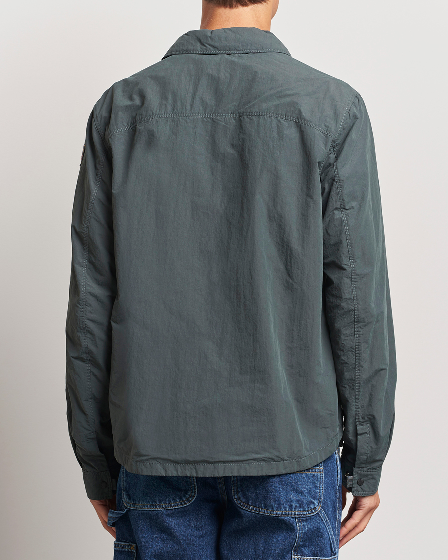 Uomini | Giacche | Parajumpers | Miura Peached Poplin Shirt Jacket Green Gables