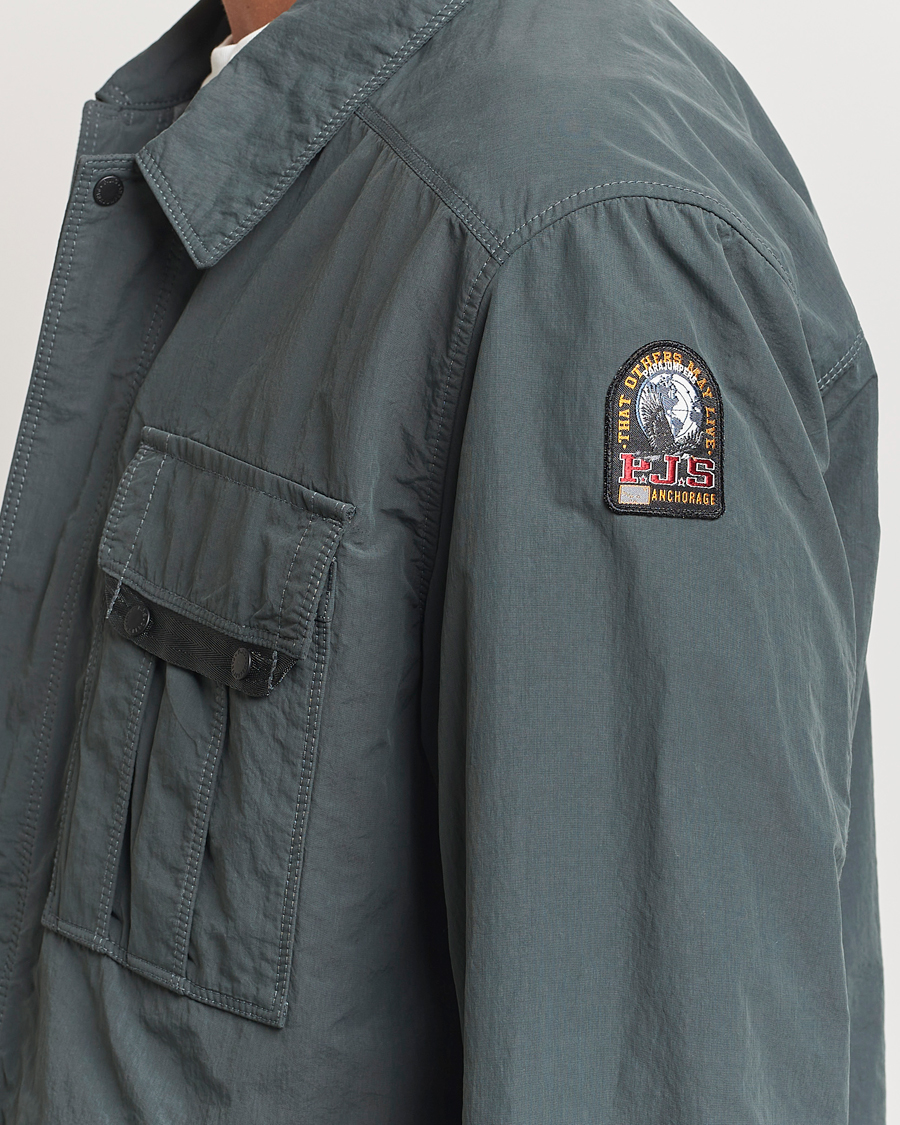 Uomini | Giacche | Parajumpers | Miura Peached Poplin Shirt Jacket Green Gables