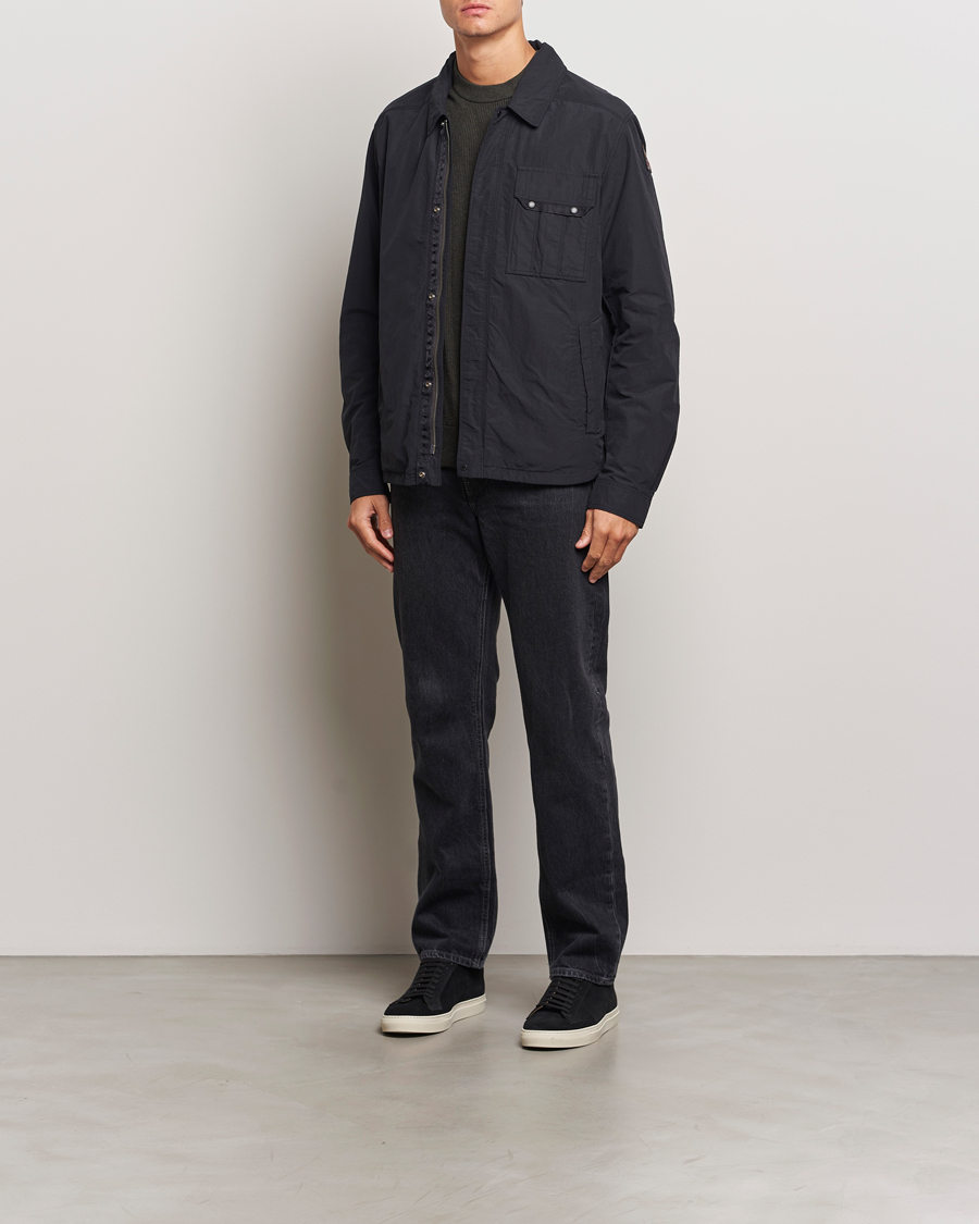 Uomini | Giacche | Parajumpers | Miura Peached Poplin Shirt Jacket Black