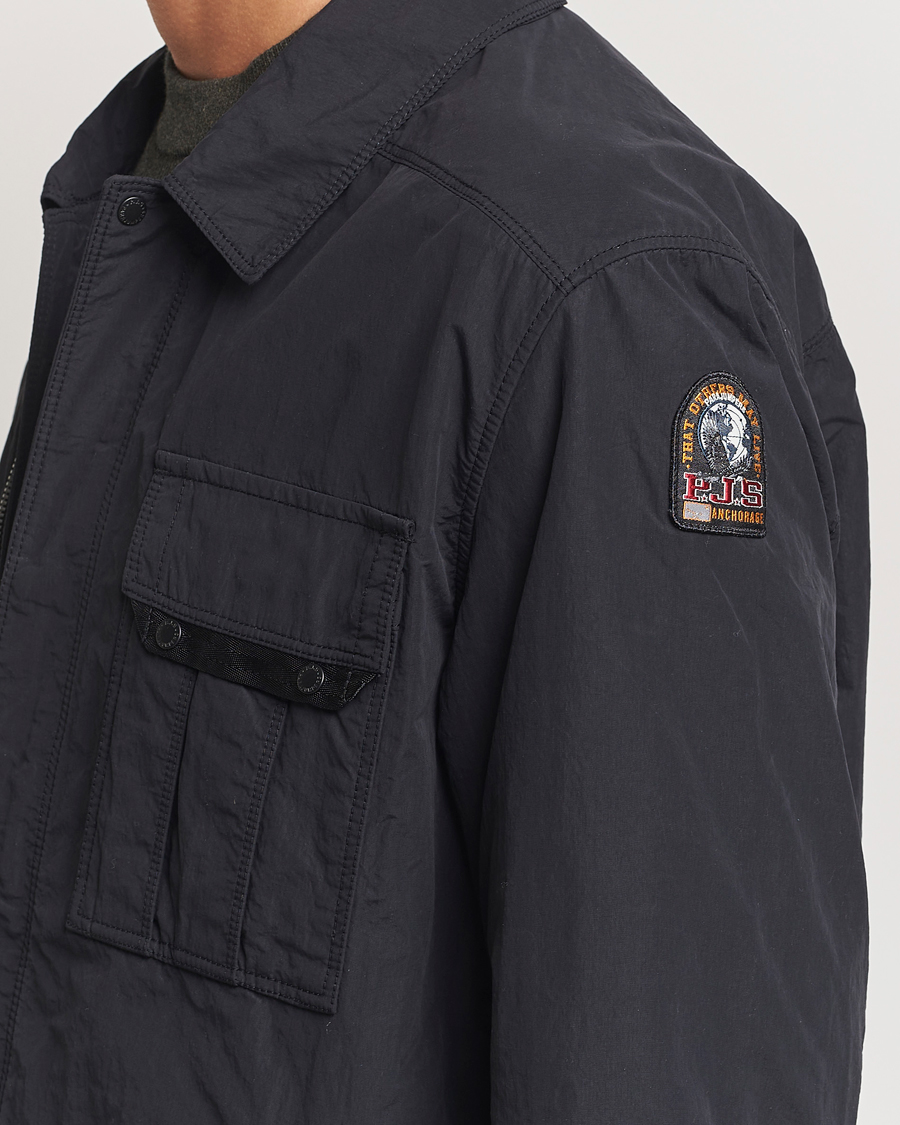 Uomini | Giacche | Parajumpers | Miura Peached Poplin Shirt Jacket Black