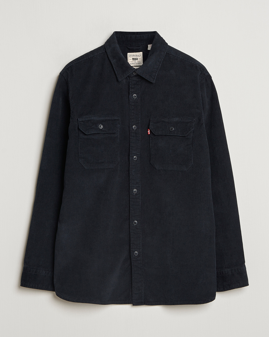Uomini | Camicie | Levi's | Jackson Corduroy Worker Shirt Jet Black