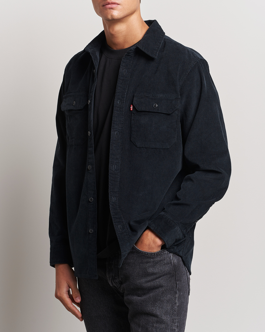 Uomini | Camicie | Levi's | Jackson Corduroy Worker Shirt Jet Black