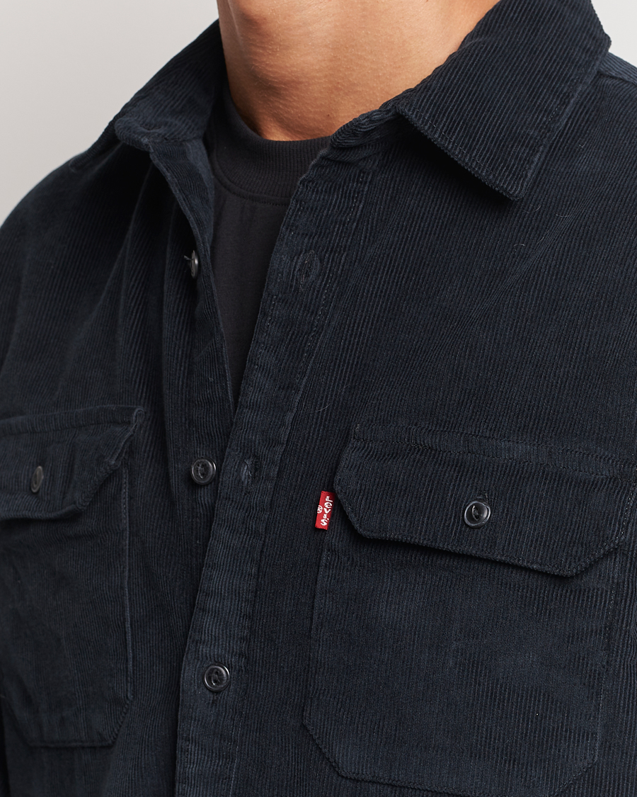 Uomini | Camicie | Levi's | Jackson Corduroy Worker Shirt Jet Black