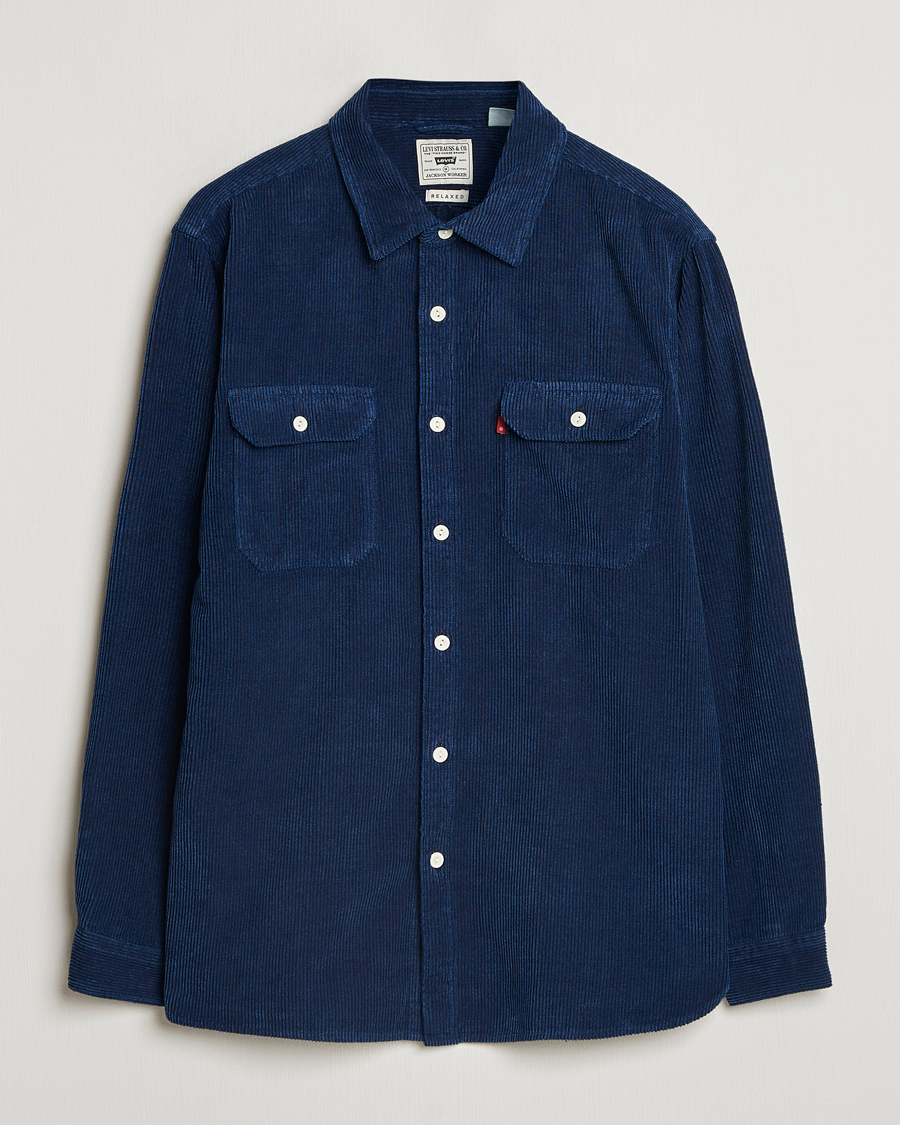 Uomini | Camicie | Levi's | Jackson Corduroy Worker Shirt Enzo Vintage Indigo