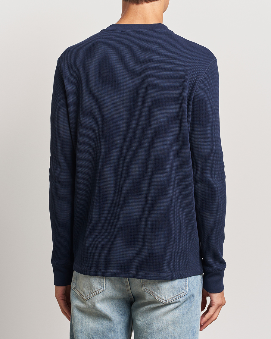 Uomini | Maglieria | Levi's | Thermal Henley Navy Blazer