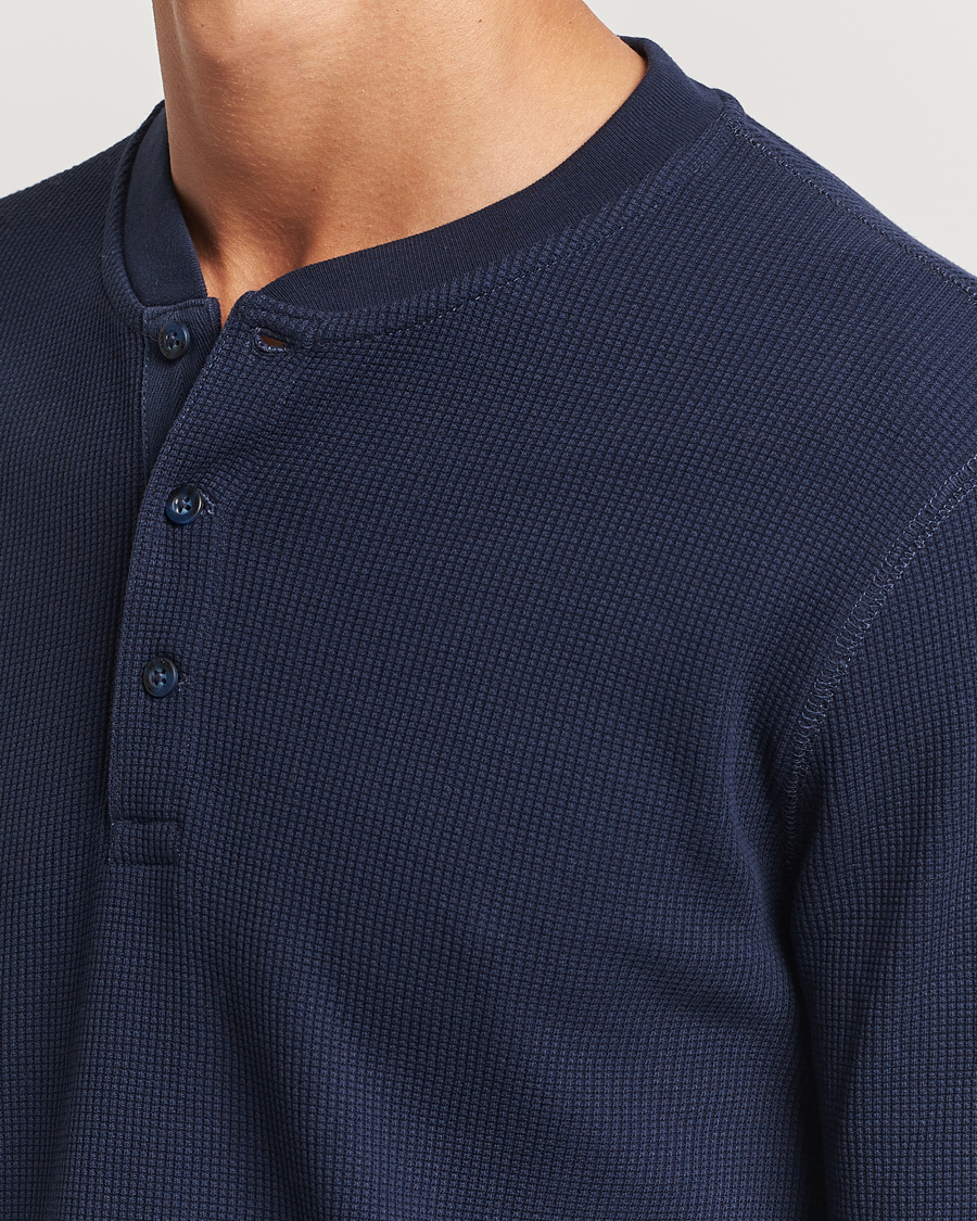 Uomini | Maglieria | Levi's | Thermal Henley Navy Blazer