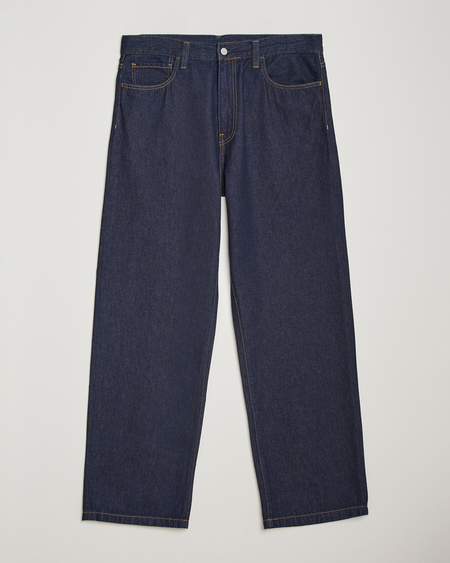 Uomini | Camicie | Carhartt WIP | Landon Pant Robertson Denim Blue Rinsed