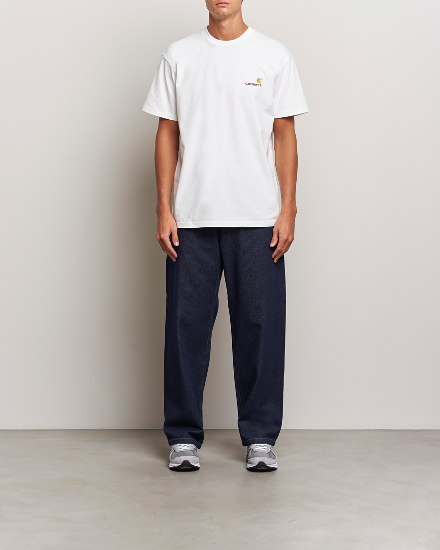 Uomini | Camicie | Carhartt WIP | Landon Pant Robertson Denim Blue Rinsed