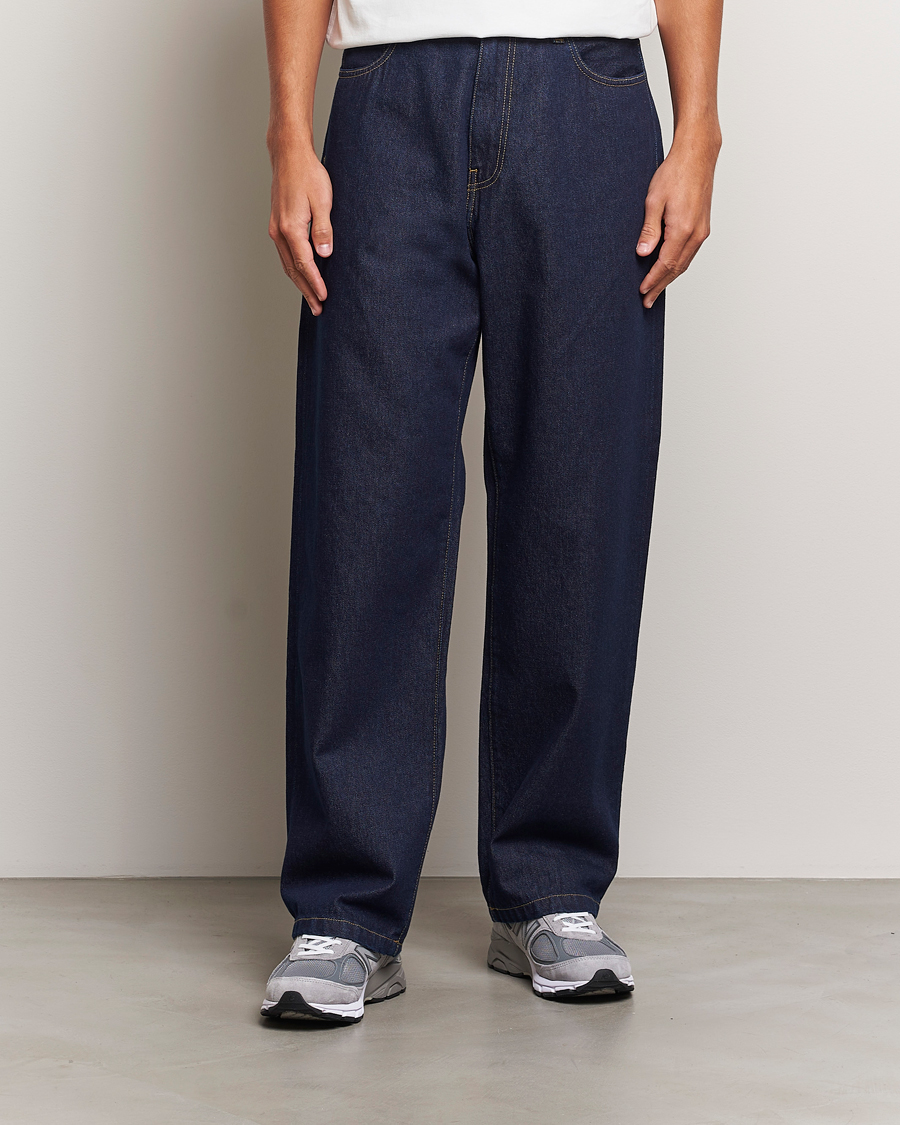 Uomini | Camicie | Carhartt WIP | Landon Pant Robertson Denim Blue Rinsed