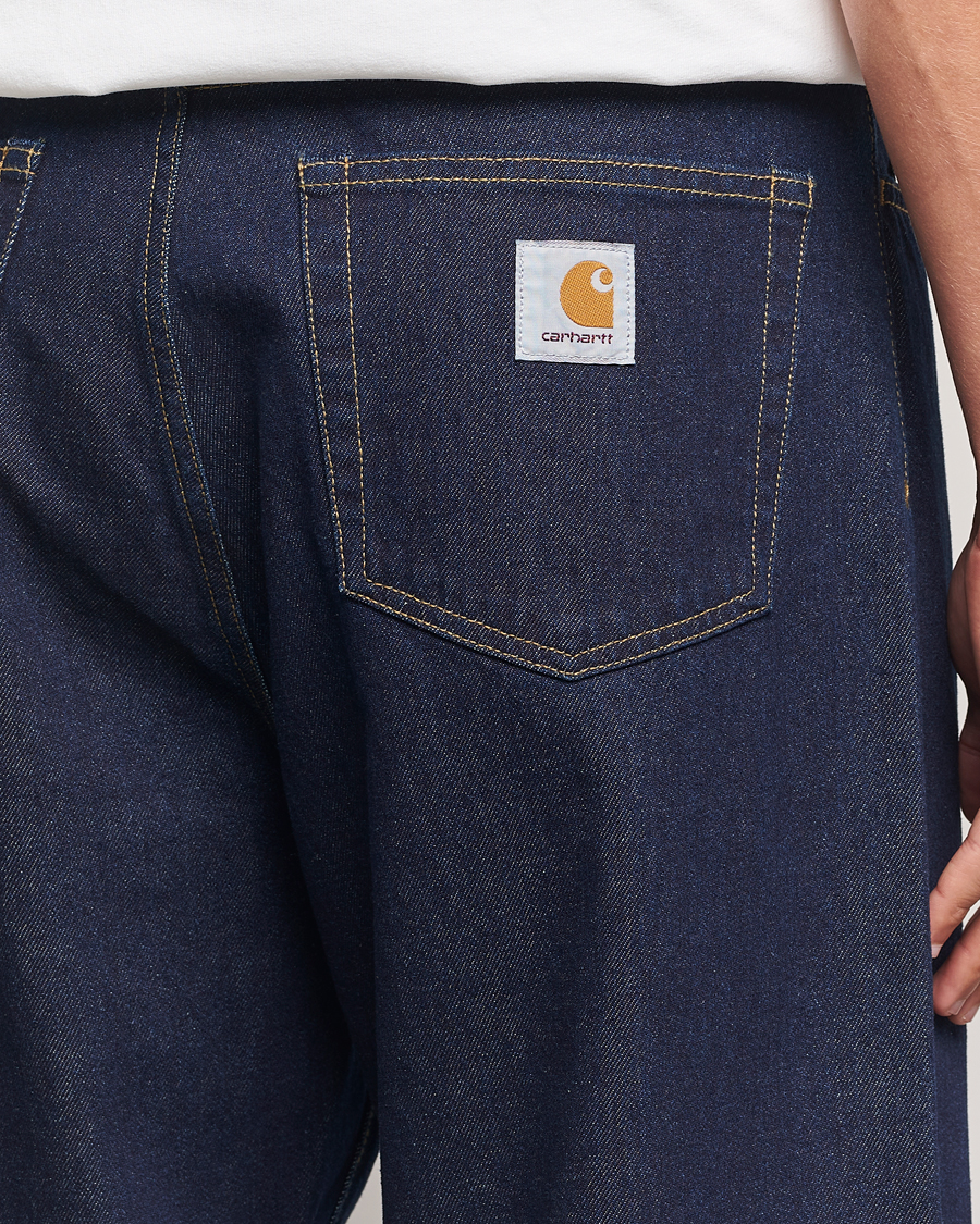 Uomini | Camicie | Carhartt WIP | Landon Pant Robertson Denim Blue Rinsed