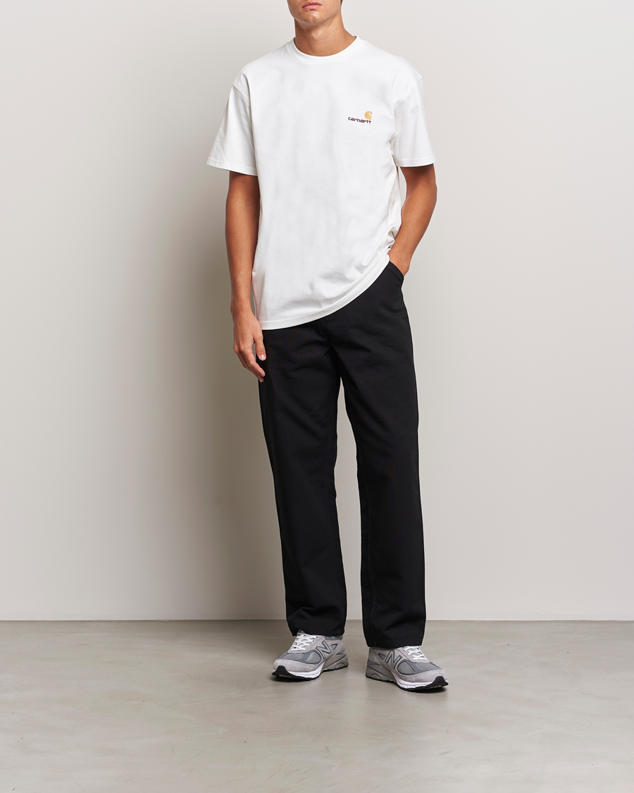 Uomini | Pantaloni | Carhartt WIP | Single Knee Pants Dearborn Canvas Black