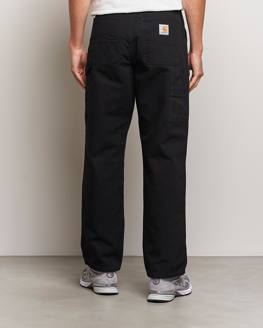 Uomini | Pantaloni | Carhartt WIP | Single Knee Pants Dearborn Canvas Black