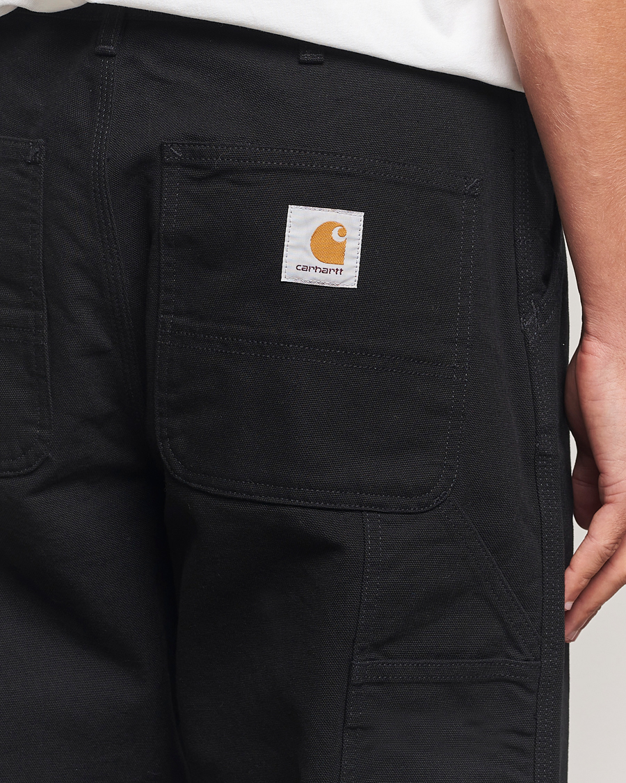 Uomini | Pantaloni | Carhartt WIP | Single Knee Pants Dearborn Canvas Black