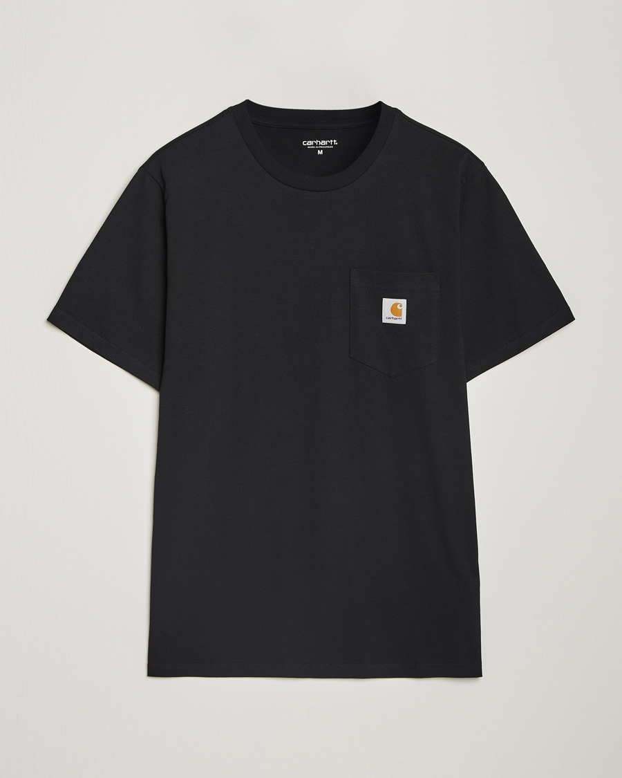 Uomini | T-shirt | Carhartt WIP | Pocket Cotton T-Shirt Black