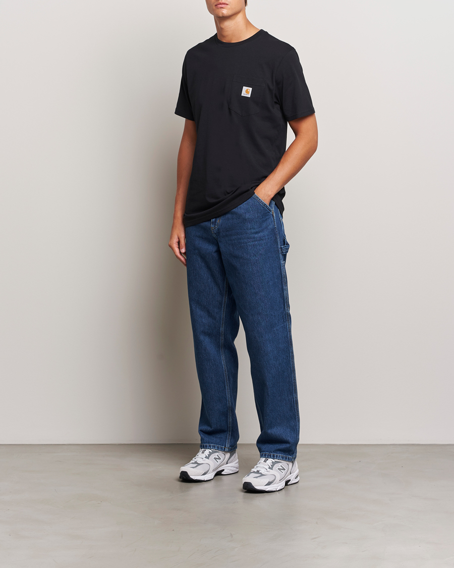 Uomini | T-shirt | Carhartt WIP | Pocket Cotton T-Shirt Black