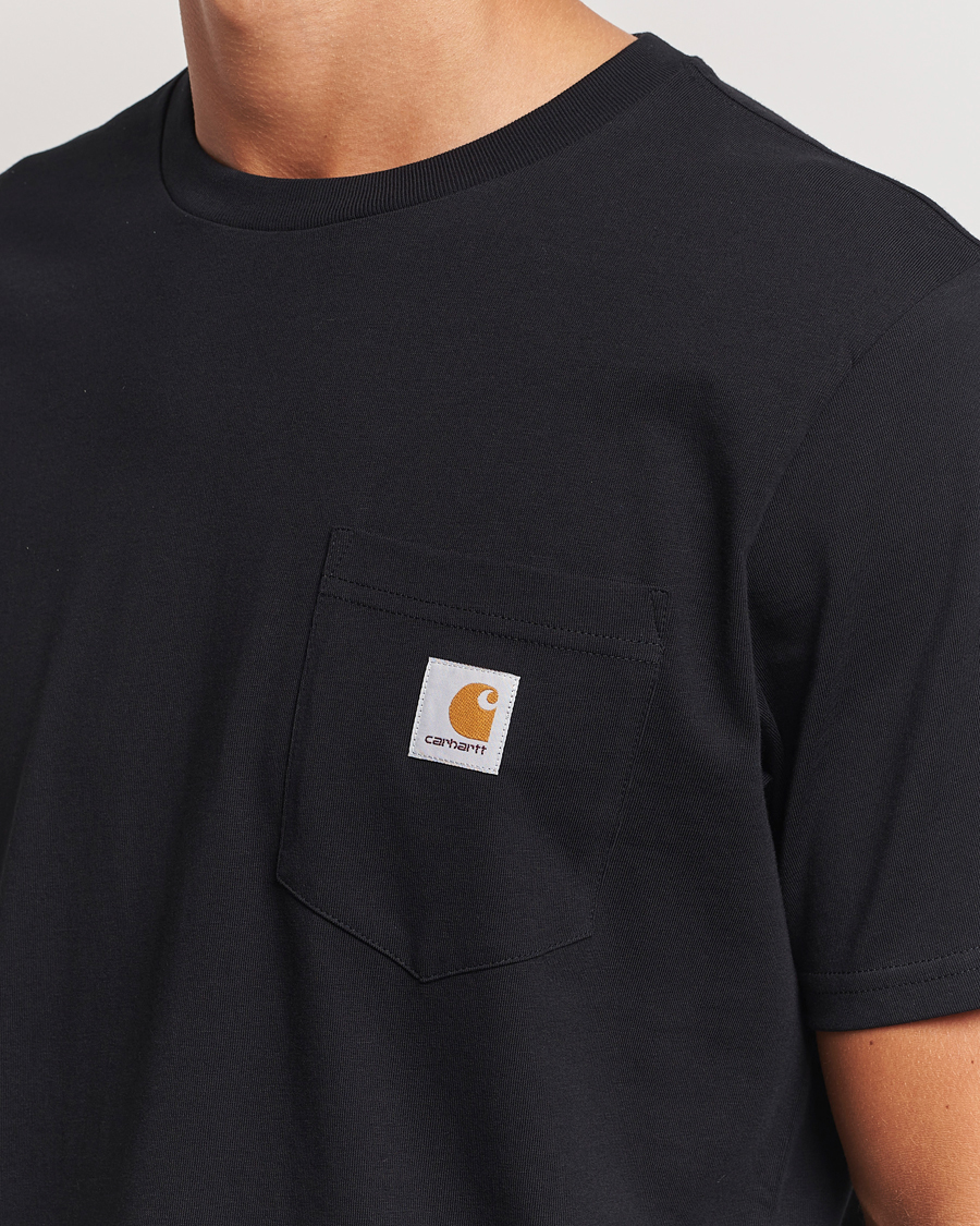 Uomini | T-shirt | Carhartt WIP | Pocket Cotton T-Shirt Black