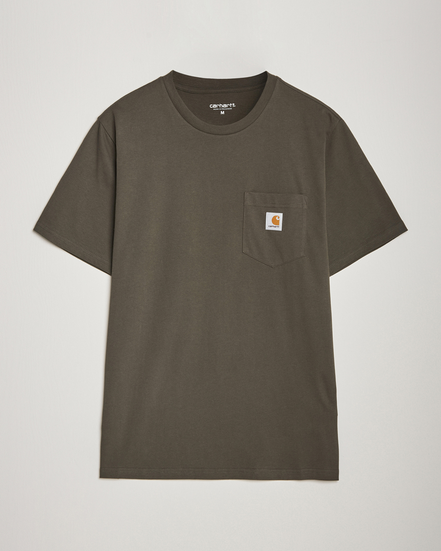 Uomini | T-shirt | Carhartt WIP | Pocket Cotton T-Shirt Mirage