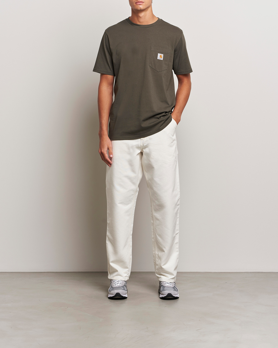 Uomini | T-shirt | Carhartt WIP | Pocket Cotton T-Shirt Mirage