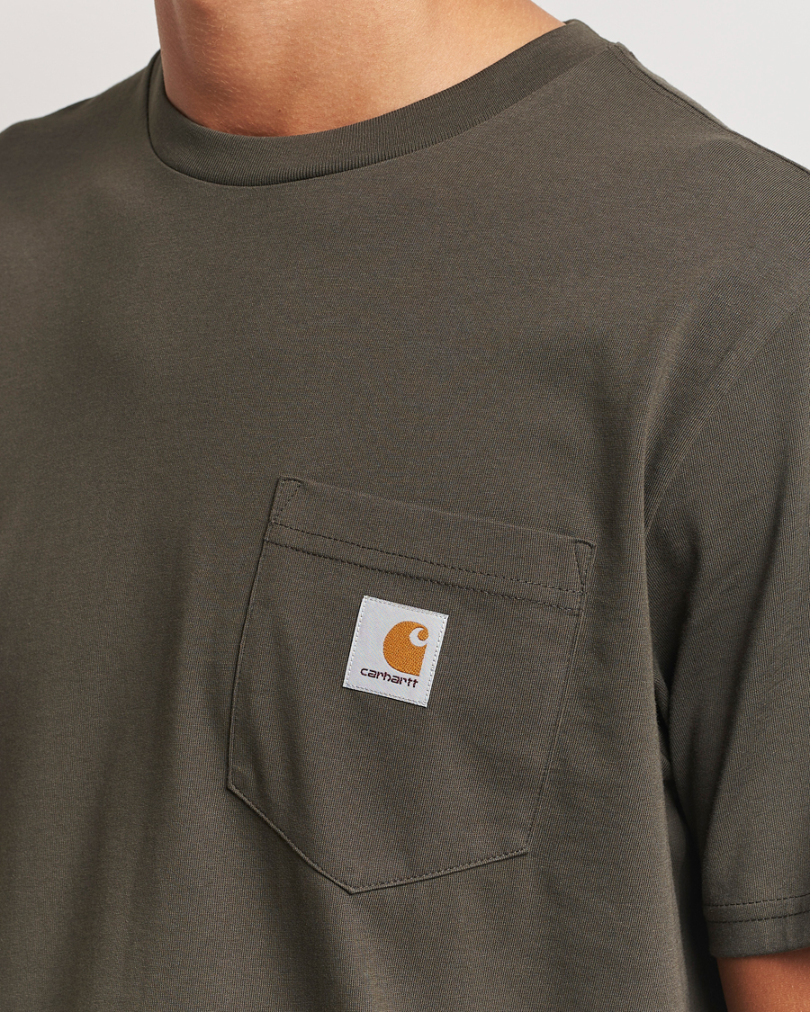 Uomini | T-shirt | Carhartt WIP | Pocket Cotton T-Shirt Mirage